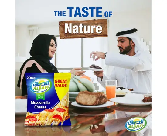 Al Safi Shredded Mozzarella Cheese - 2 x 200g